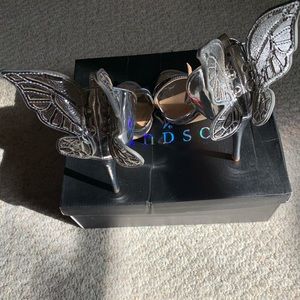 Butterfly Babe Chrome Stilettos